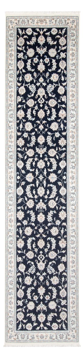 Läufer Perser - Nain - Premium - 339 x 85 cm - dunkelblau