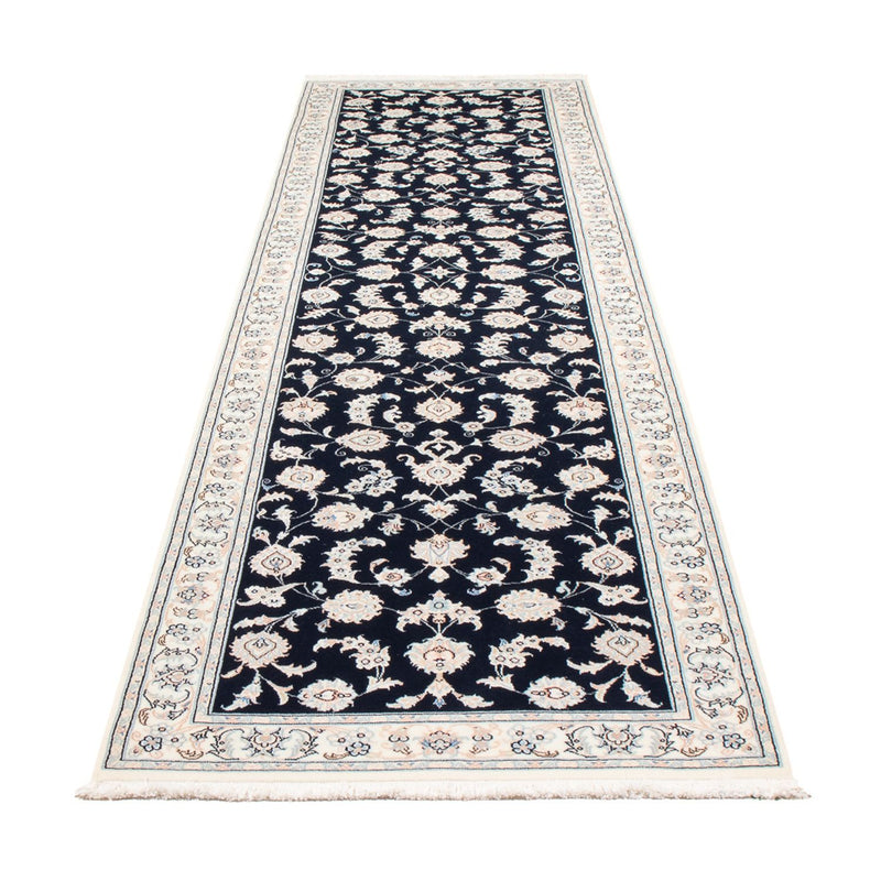 Läufer Perser - Nain - Premium - 339 x 85 cm - dunkelblau