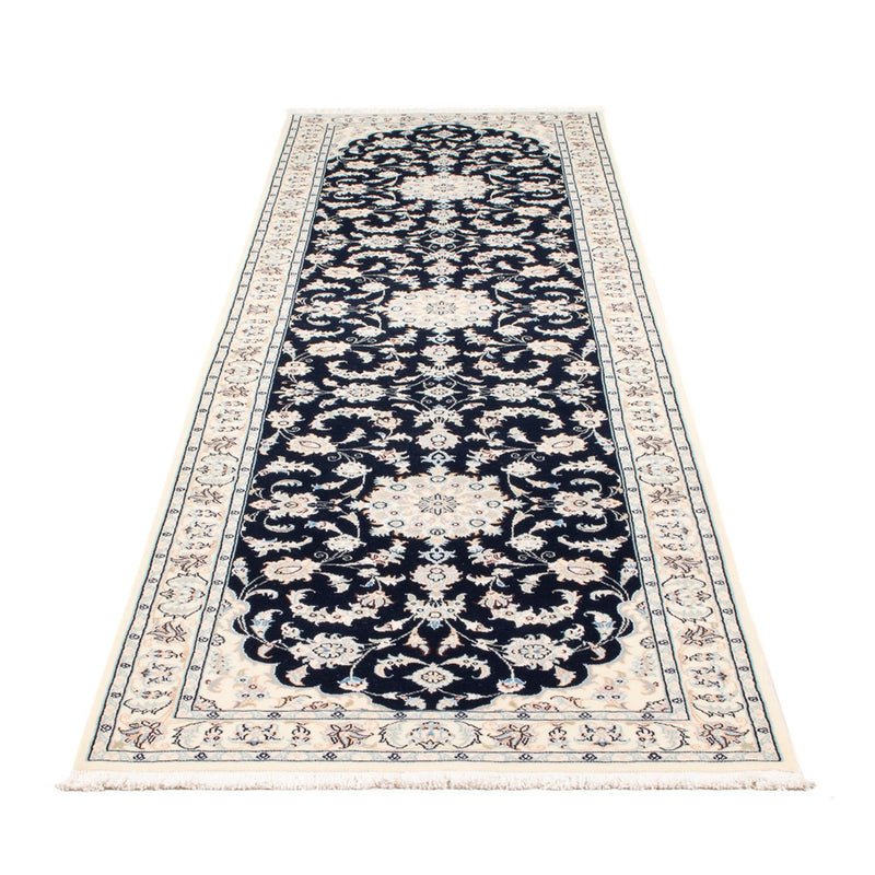 Läufer Perser - Nain - Premium - 296 x 81 cm - dunkelblau