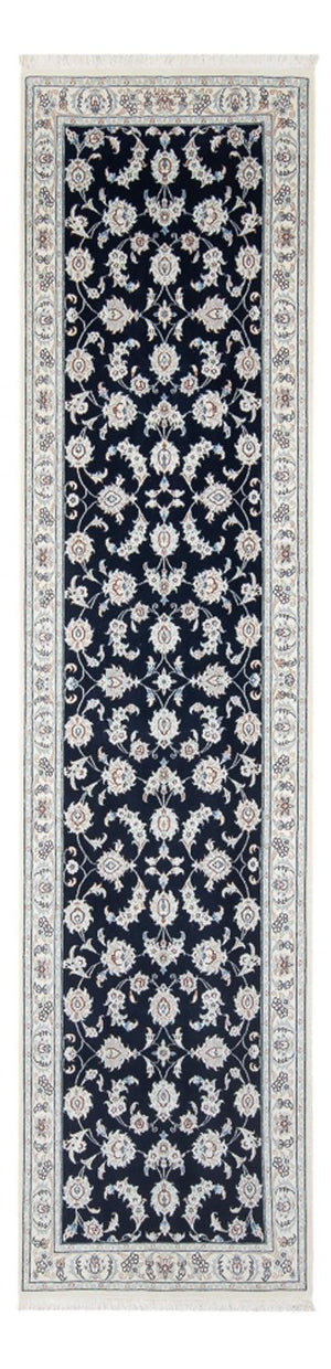 Läufer Perser - Nain - Premium - 301 x 82 cm - dunkelblau