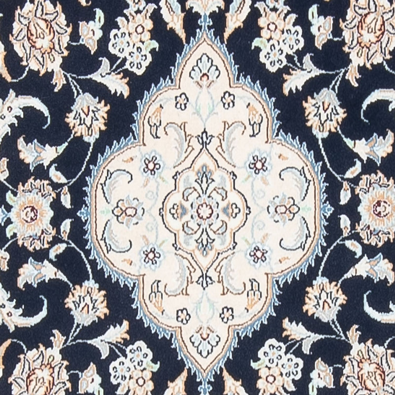 Läufer Perser - Nain - Premium - 400 x 90 cm - dunkelblau