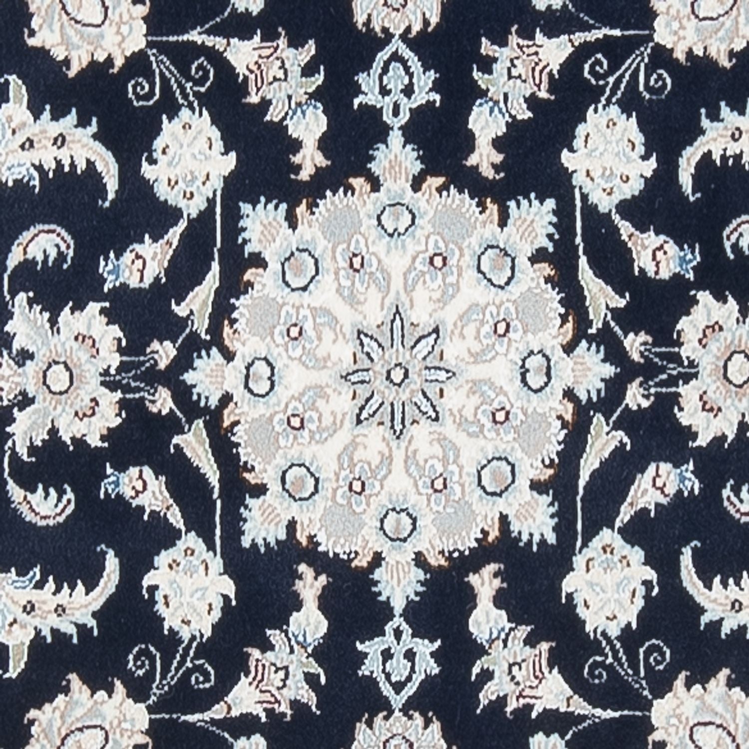 Läufer Perser - Nain - Premium - 294 x 80 cm - dunkelblau