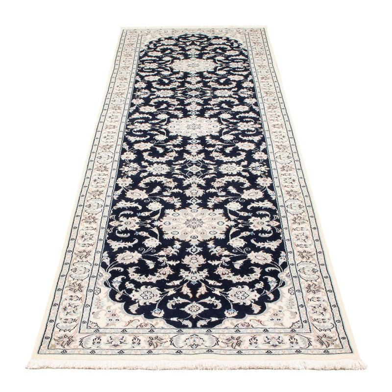 Läufer Perser - Nain - Premium - 294 x 80 cm - dunkelblau