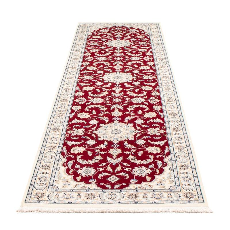 Läufer Perser - Nain - Premium - 302 x 82 cm - rot