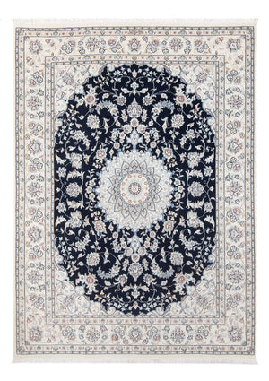 Perserteppich - Nain - Premium - 204 x 150 cm - dunkelblau