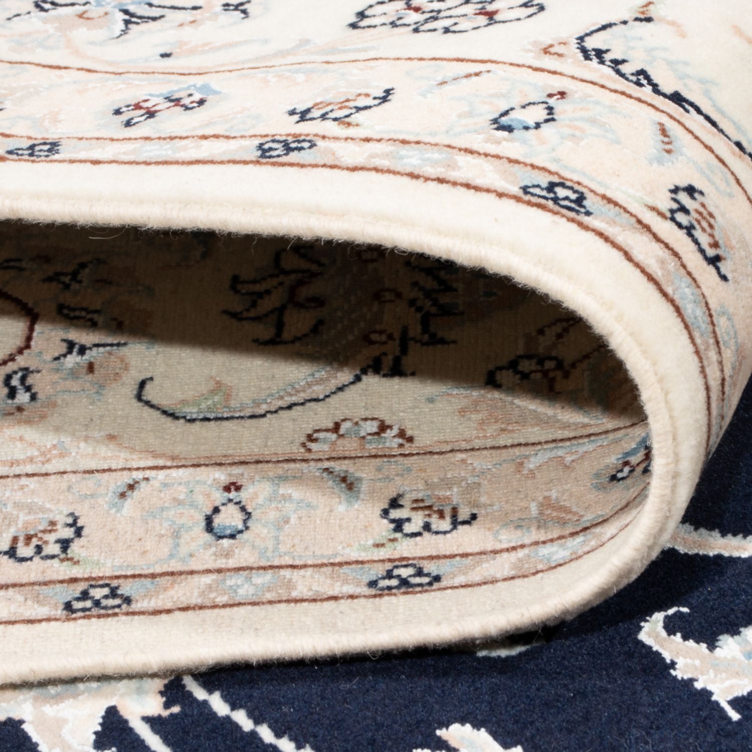 Perserteppich - Nain - Premium - 297 x 200 cm - dunkelblau