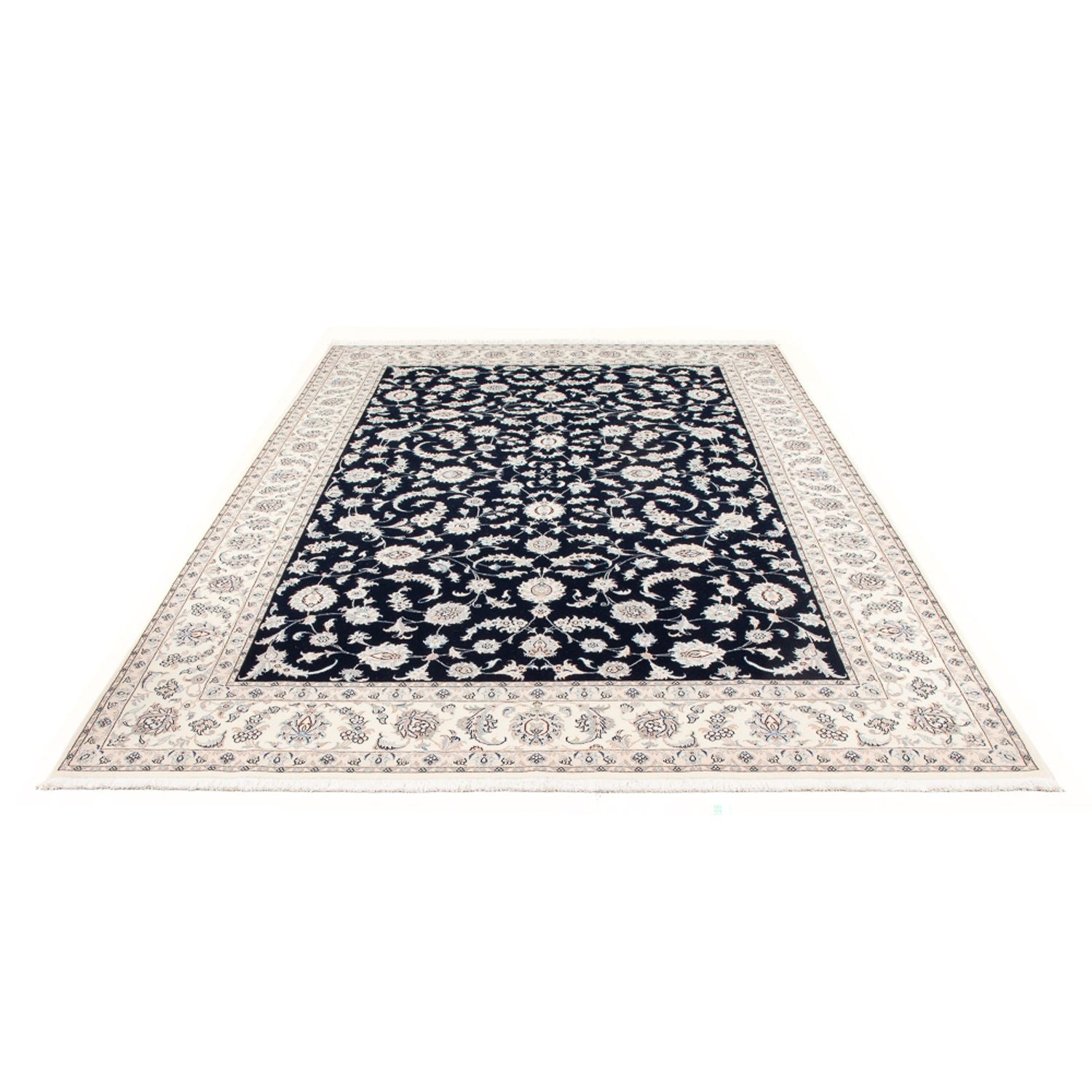 Perserteppich - Nain - Premium - 297 x 200 cm - dunkelblau