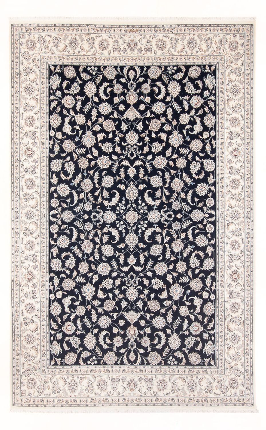 Perserteppich - Nain - Premium - 298 x 198 cm - dunkelblau