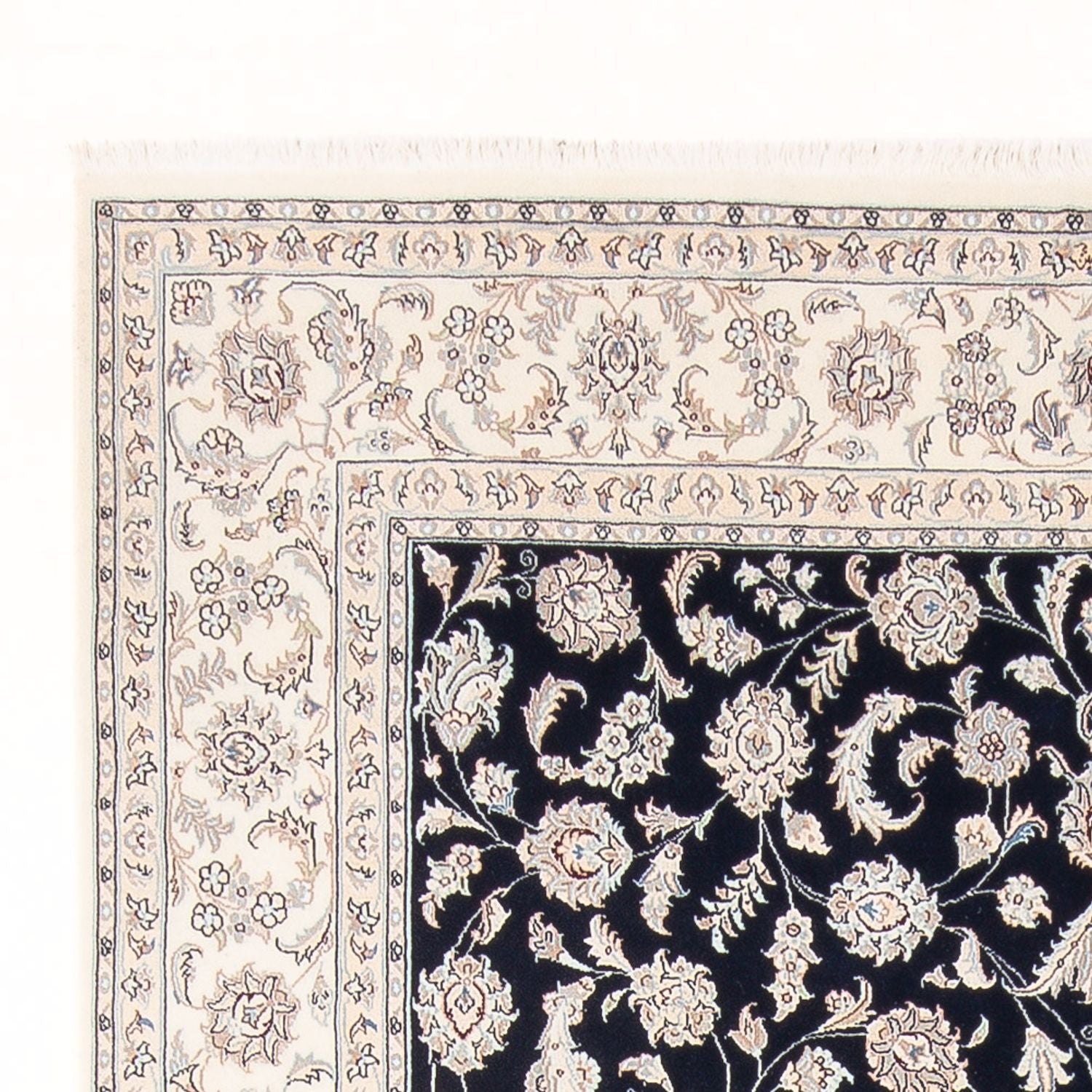 Perserteppich - Nain - Premium - 298 x 198 cm - dunkelblau