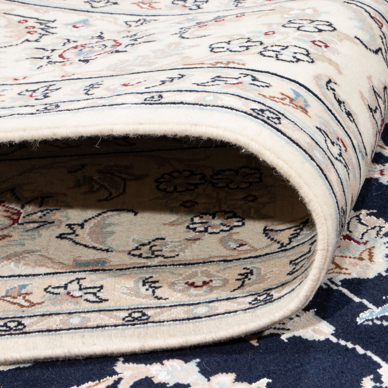 Perserteppich - Nain - Premium - 298 x 198 cm - dunkelblau