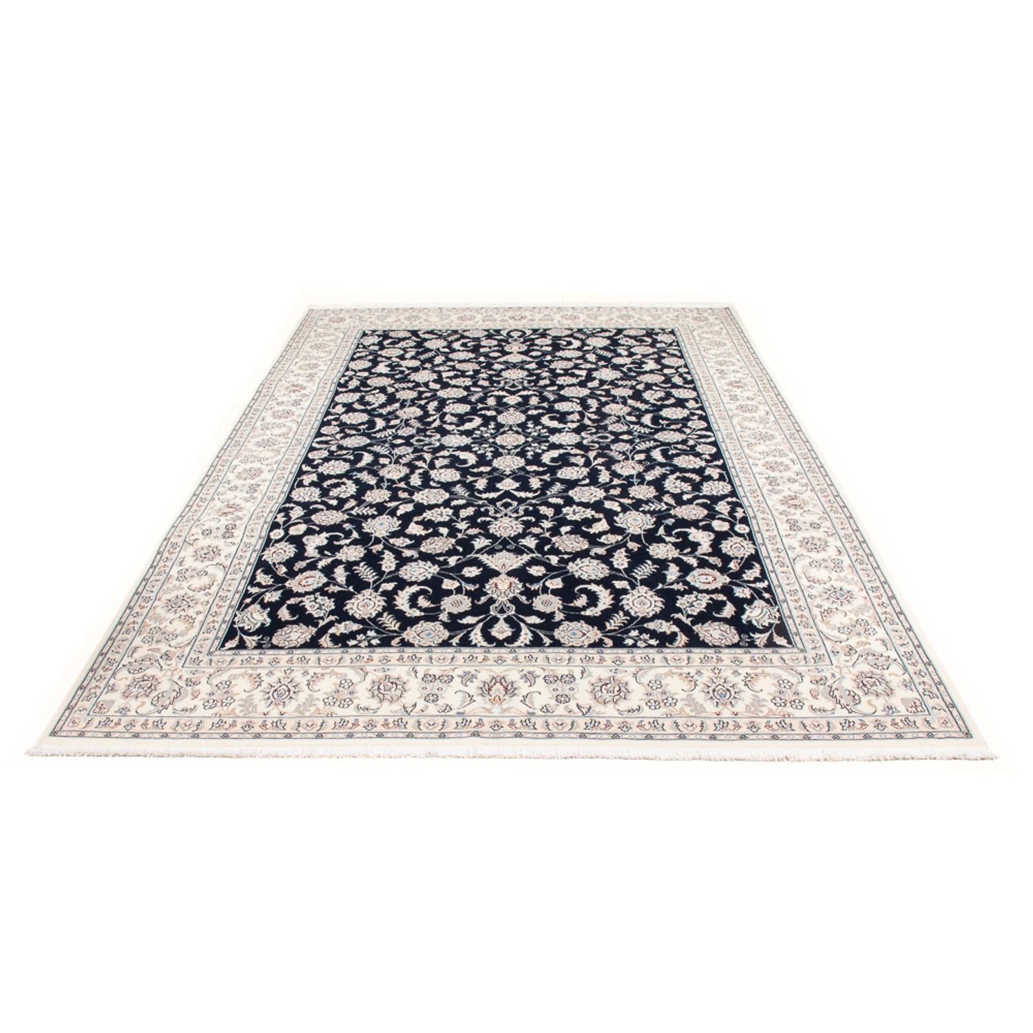 Perserteppich - Nain - Premium - 298 x 198 cm - dunkelblau