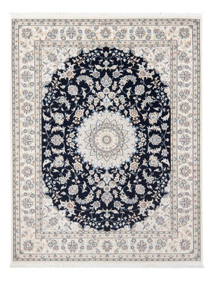 Perserteppich - Nain - Premium - 195 x 150 cm - dunkelblau