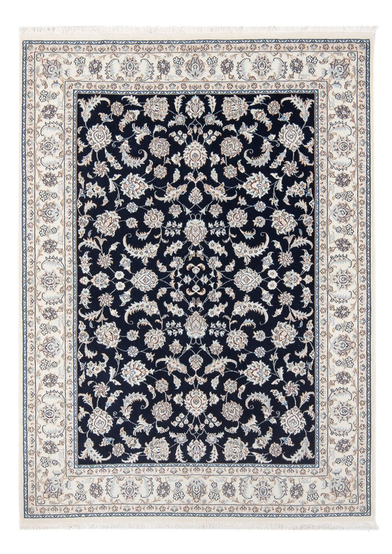 Perserteppich - Nain - Premium - 205 x 148 cm - dunkelblau