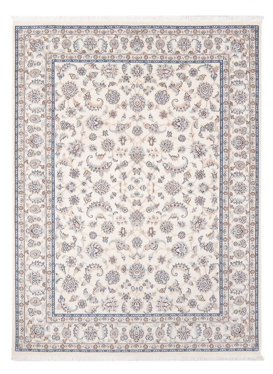Perserteppich - Nain - Premium - 201 x 150 cm - creme