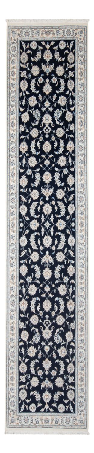 Läufer Perser - Nain - Premium - 352 x 82 cm - dunkelblau