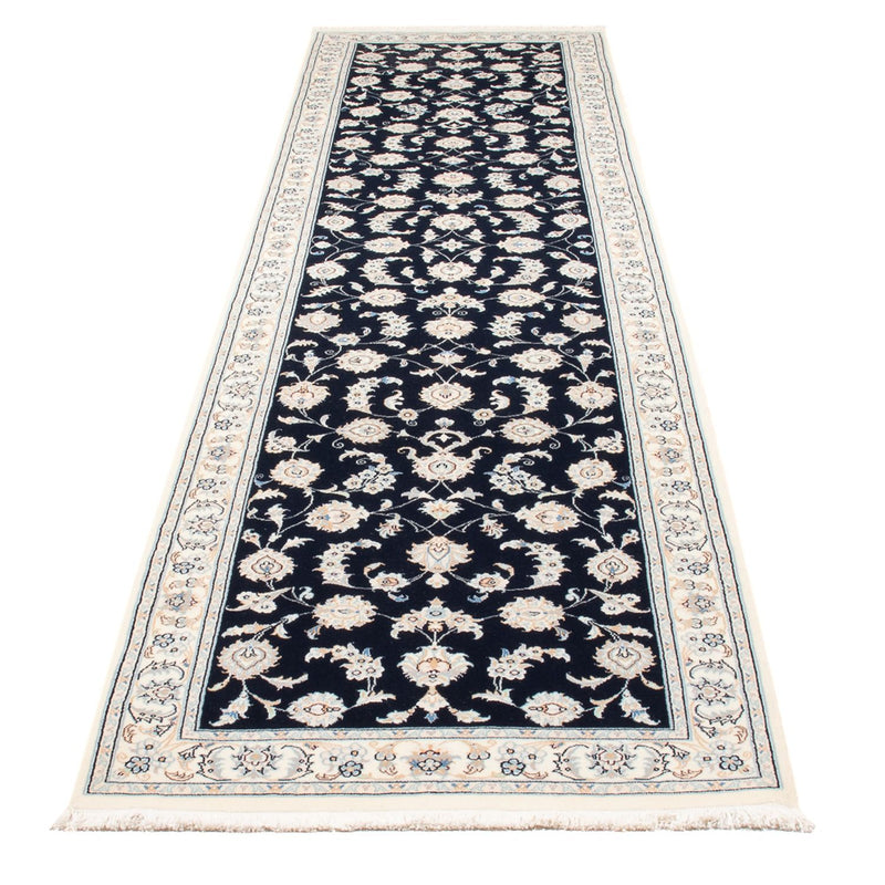 Läufer Perser - Nain - Premium - 352 x 82 cm - dunkelblau