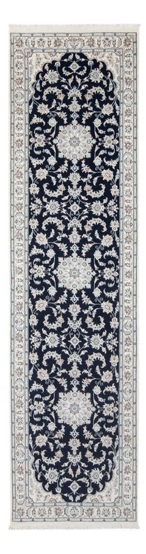 Läufer Perser - Nain - Premium - 297 x 82 cm - dunkelblau