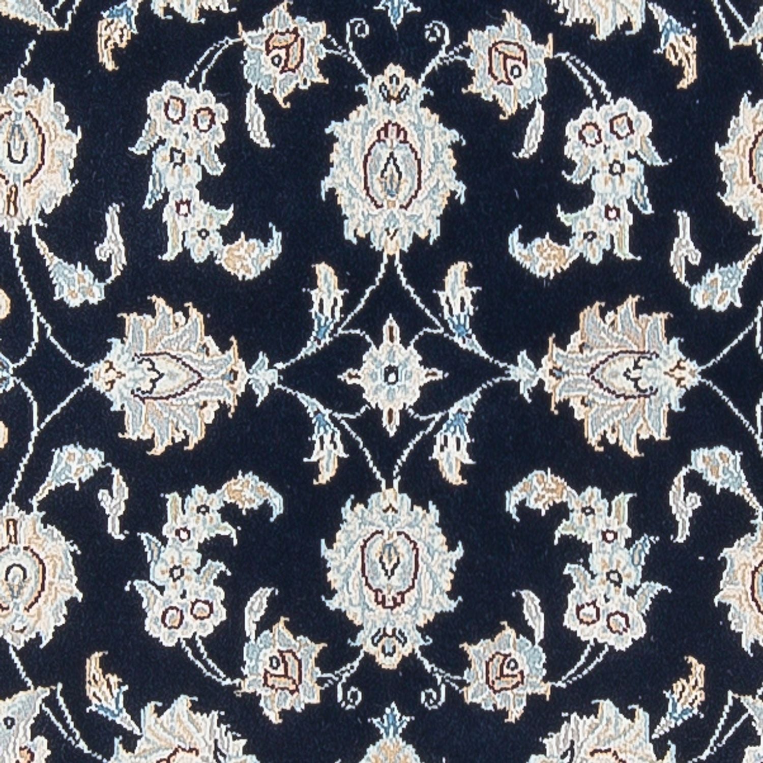 Läufer Perser - Nain - Premium - 304 x 81 cm - dunkelblau