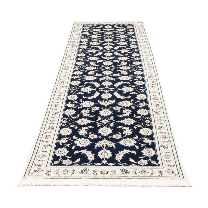 Läufer Perser - Nain - Premium - 304 x 81 cm - dunkelblau