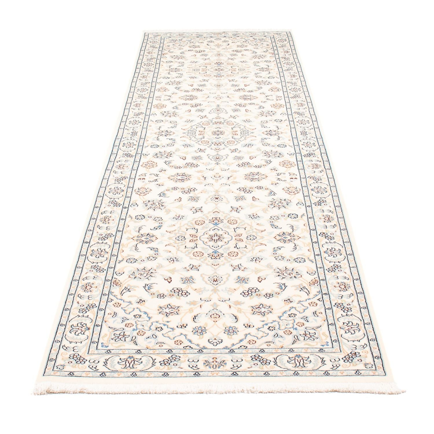 Läufer Perser - Nain - Premium - 308 x 80 cm - creme