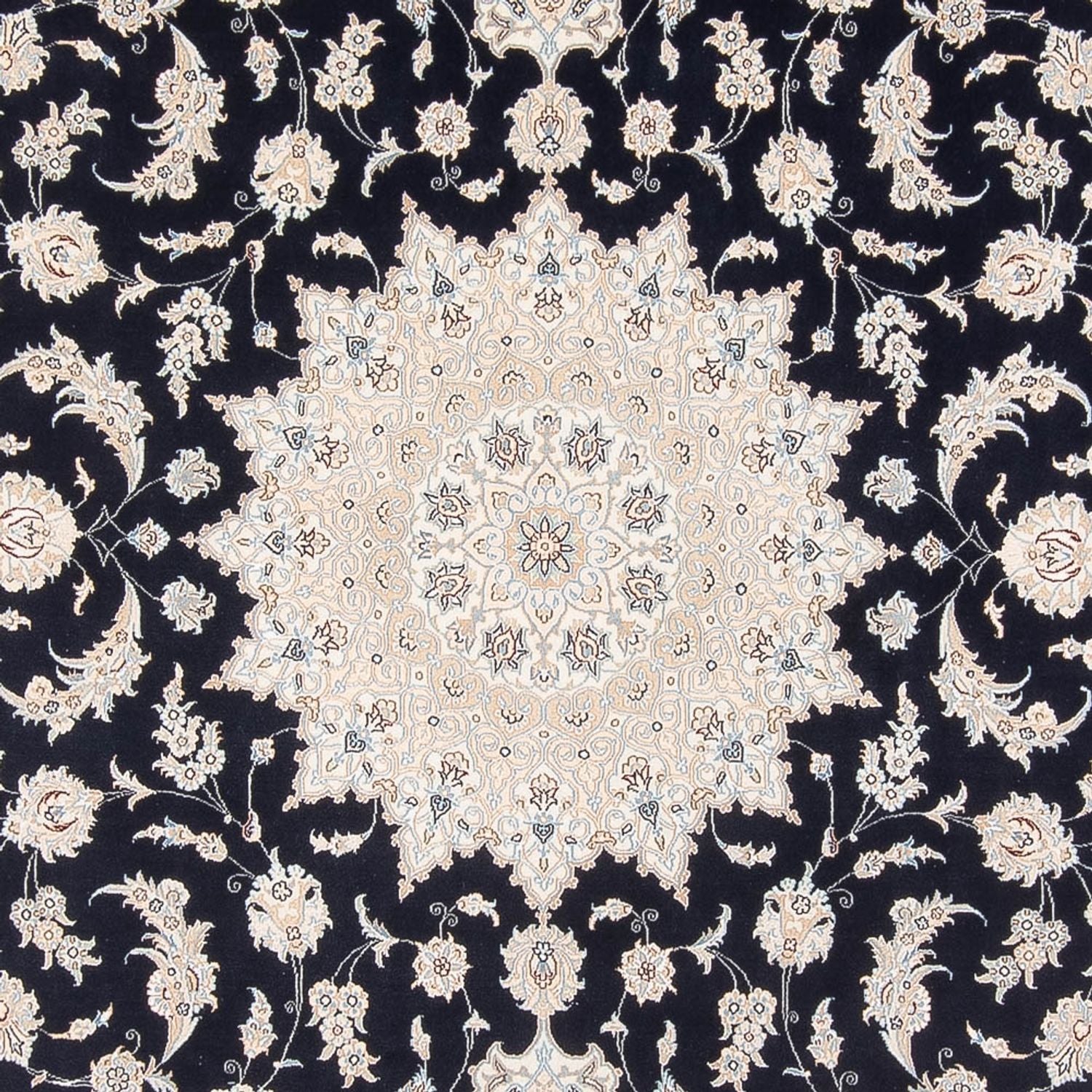 Perserteppich - Nain - Premium - 345 x 247 cm - dunkelblau