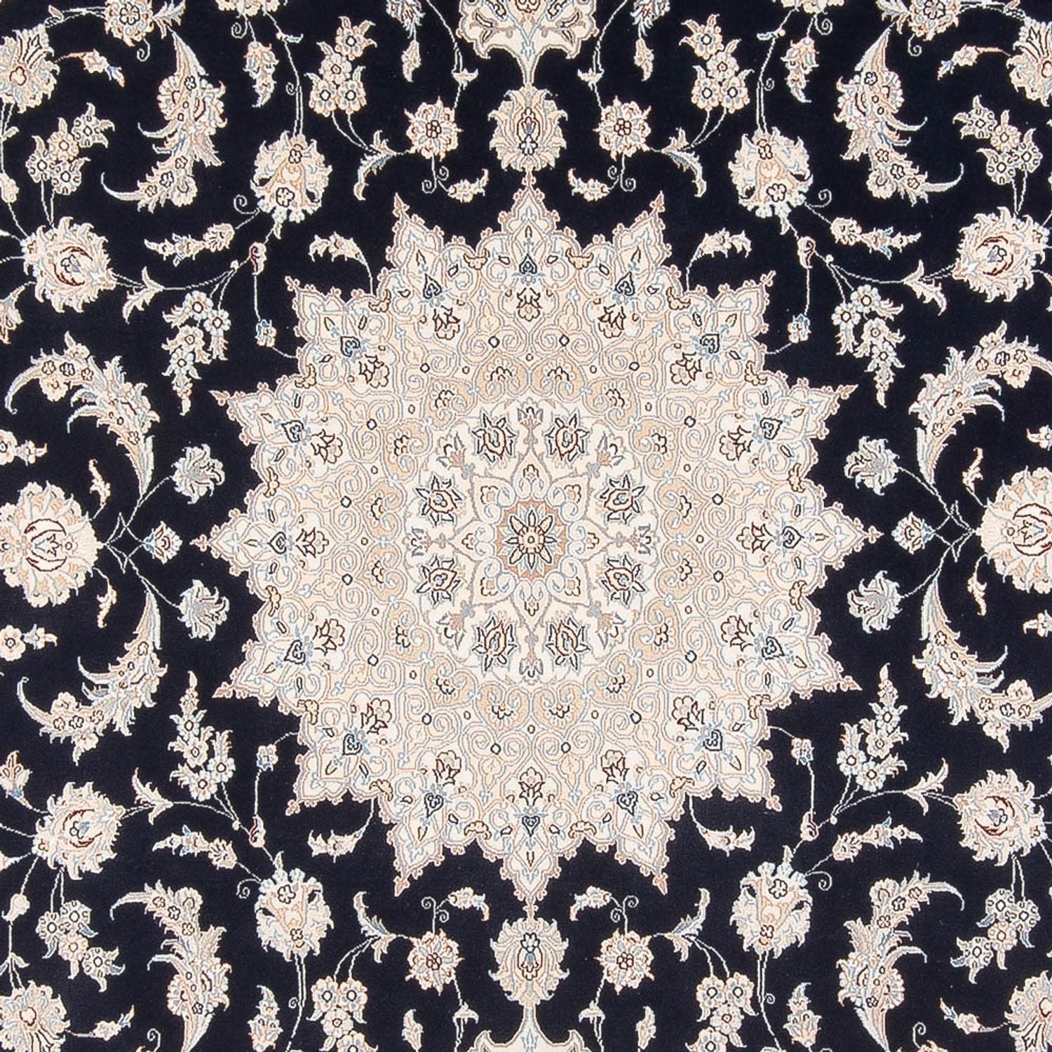 Perserteppich - Nain - Premium - 347 x 247 cm - dunkelblau
