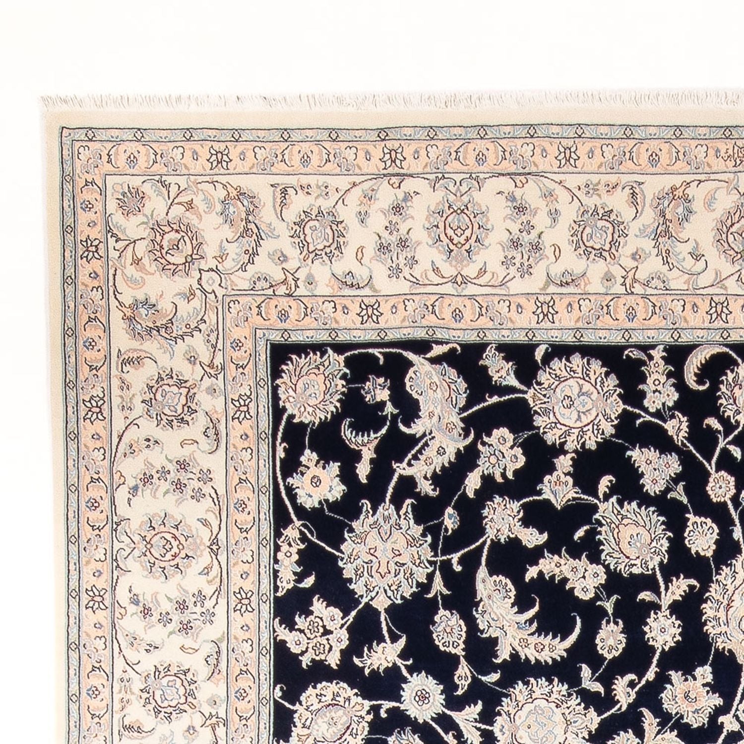 Perserteppich - Nain - Premium - 342 x 248 cm - dunkelblau