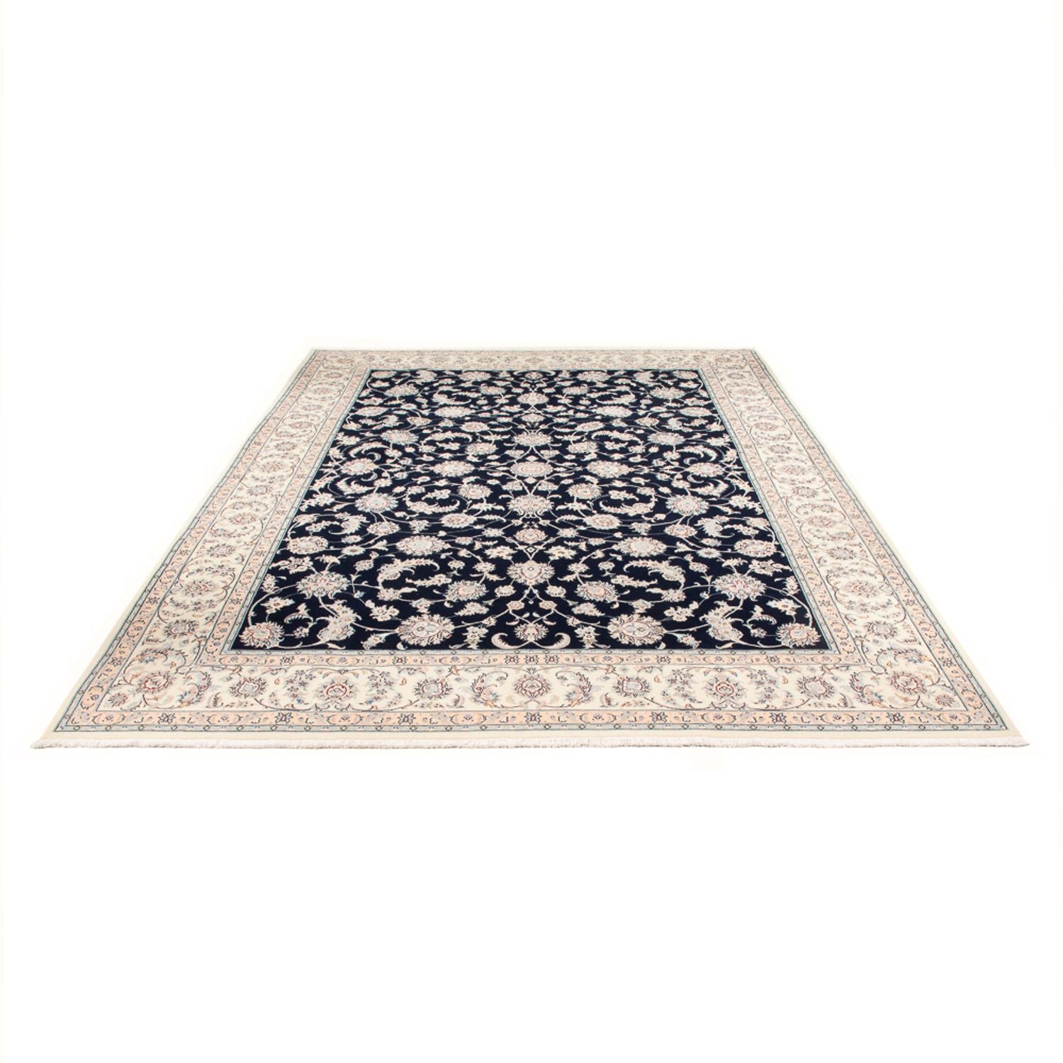 Perserteppich - Nain - Premium - 342 x 248 cm - dunkelblau