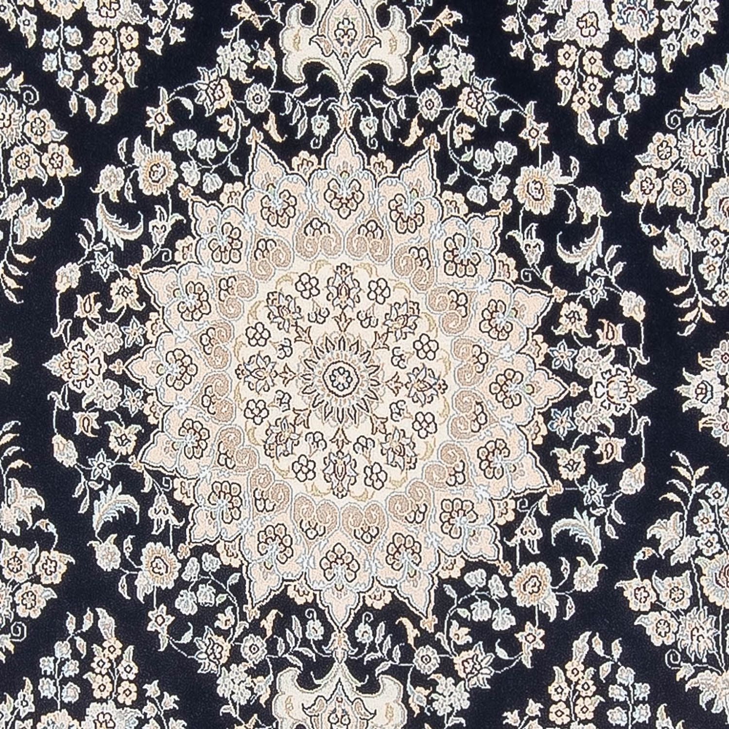 Perserteppich - Nain - Premium - 302 x 197 cm - dunkelblau