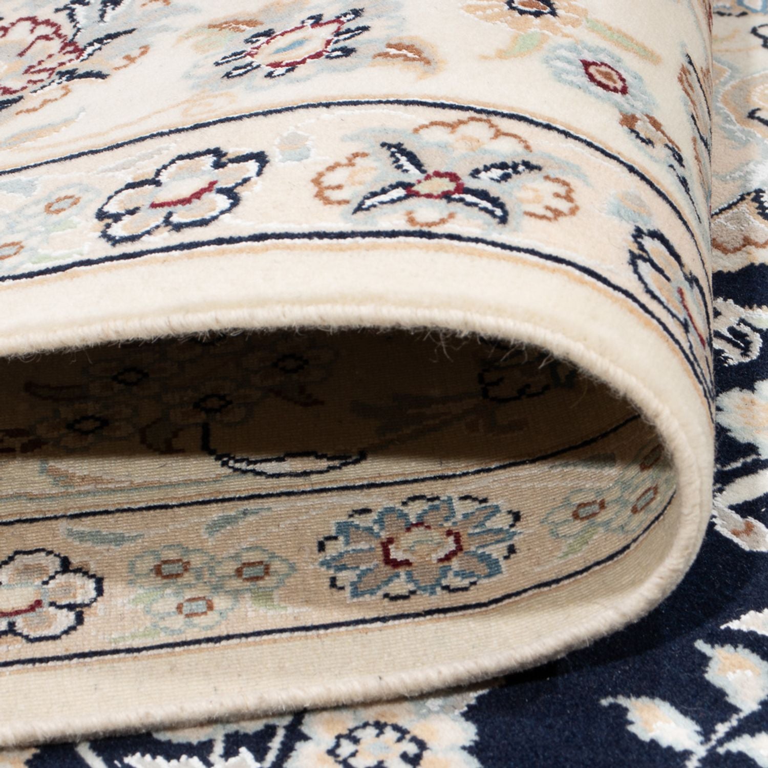 Perserteppich - Nain - Premium - 302 x 197 cm - dunkelblau