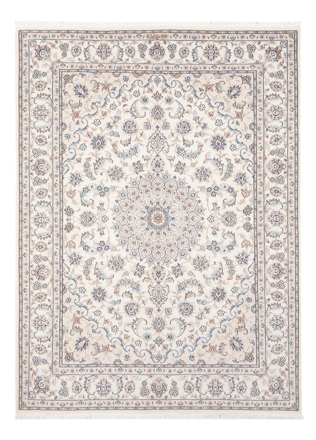 Perserteppich - Nain - Premium - 203 x 148 cm - creme