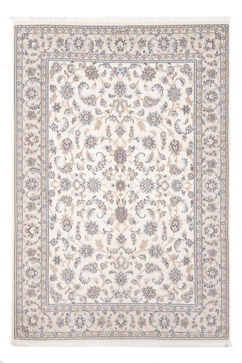 Perserteppich - Nain - Premium - 208 x 150 cm - creme