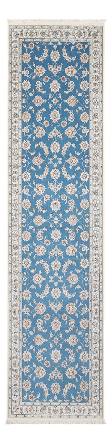 Läufer Perser - Nain - Premium - 300 x 84 cm - blau
