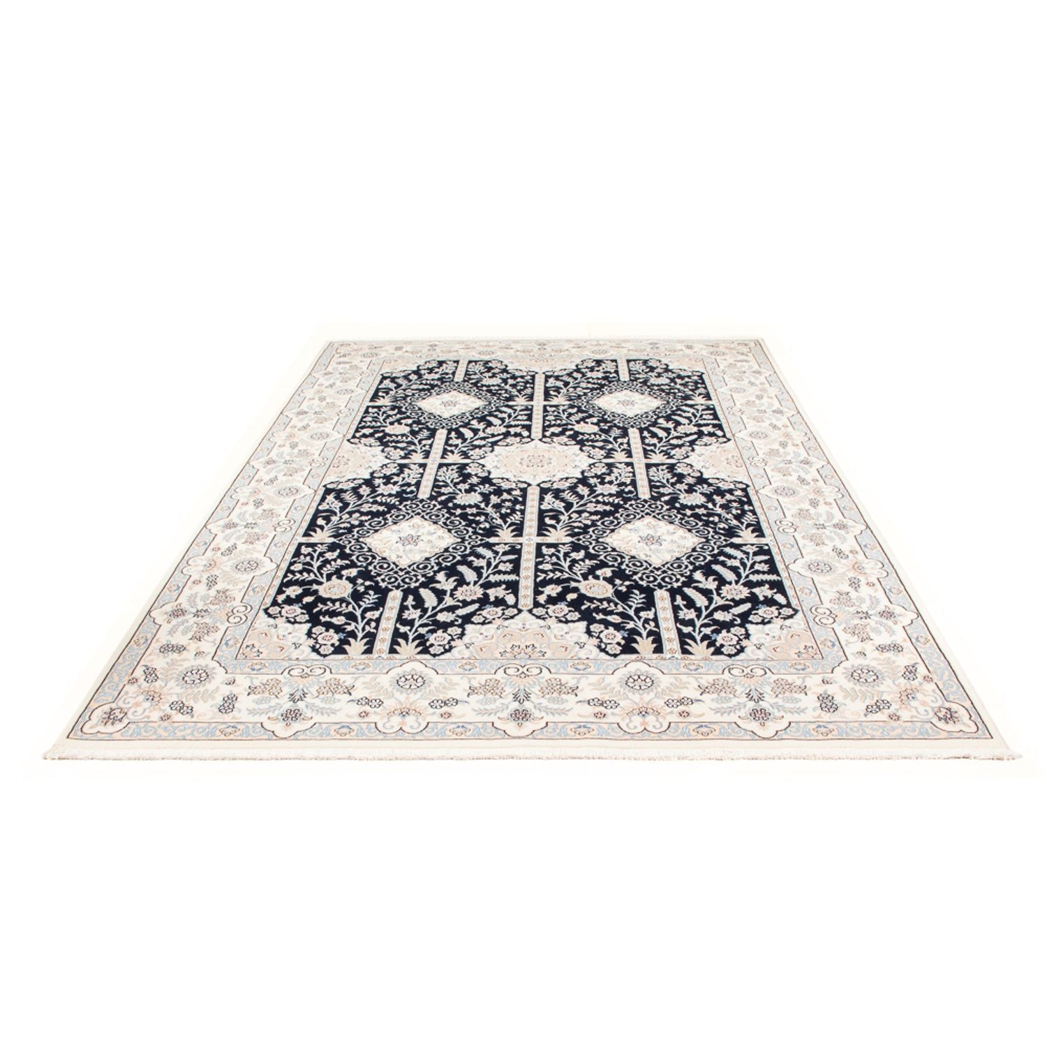 Perserteppich - Nain - Premium - 297 x 200 cm - dunkelblau