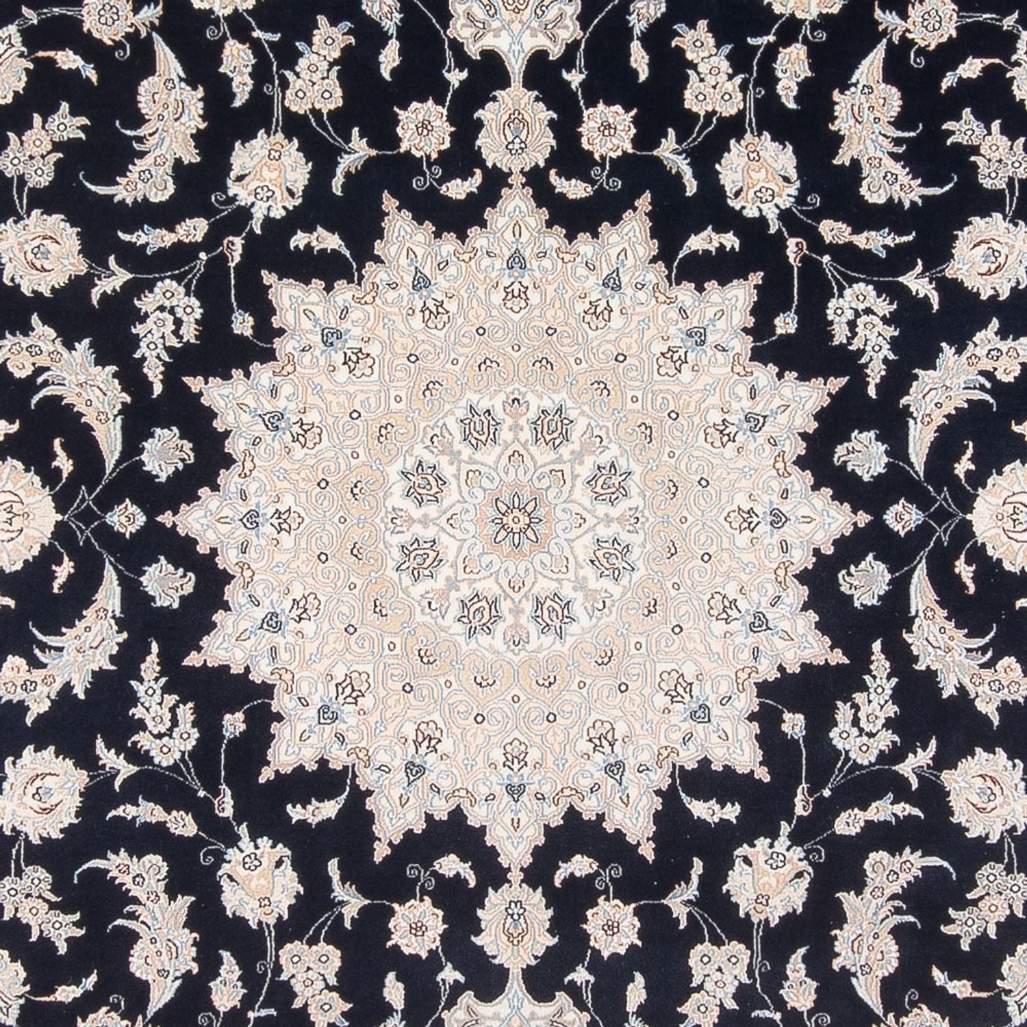 Perserteppich - Nain - Premium - 340 x 246 cm - dunkelblau