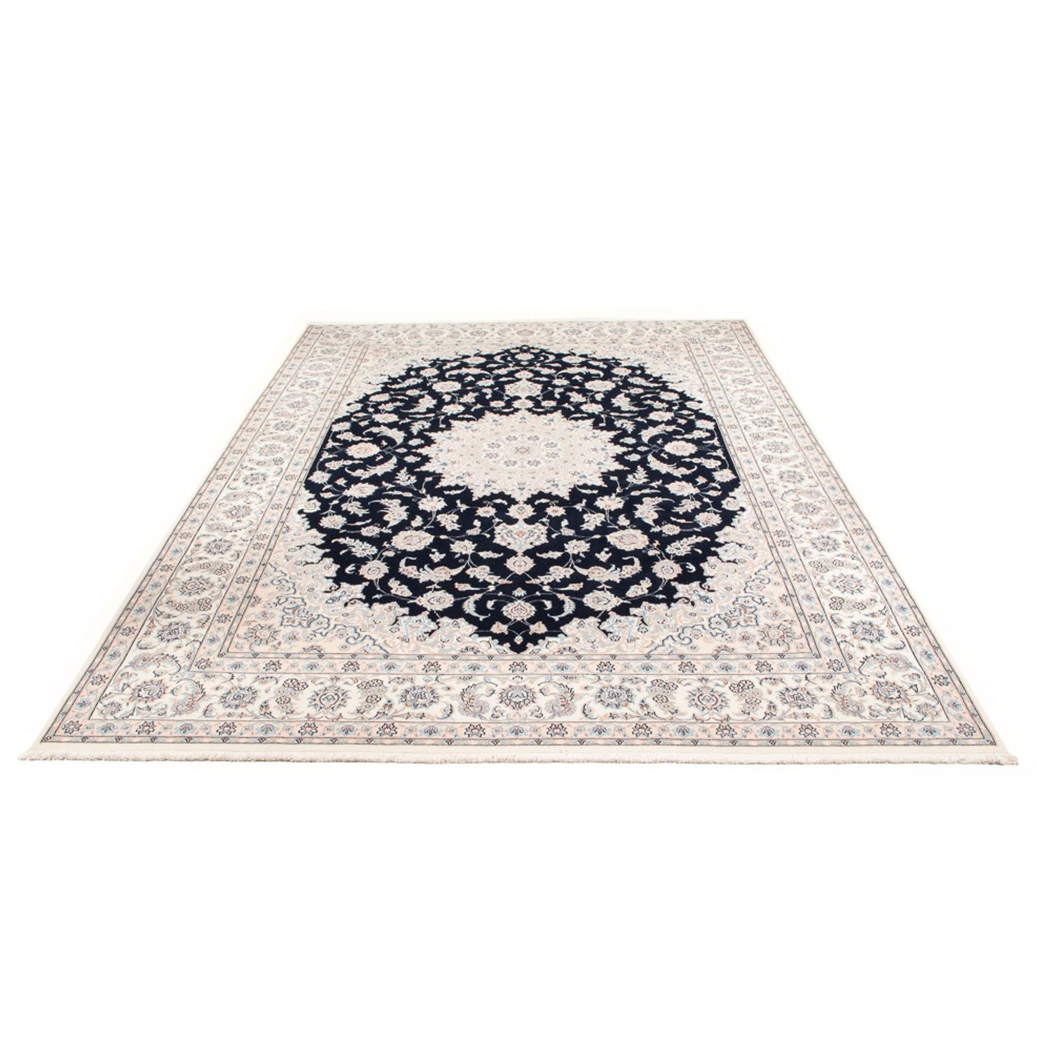 Perserteppich - Nain - Premium - 340 x 246 cm - dunkelblau