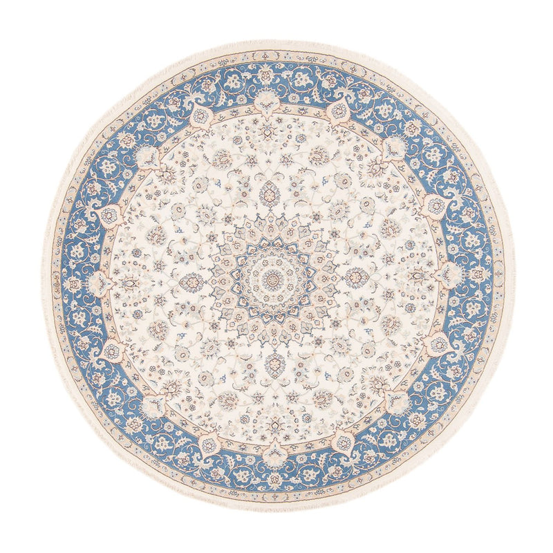 Perserteppich - Nain rund  - 200 x 200 cm - creme