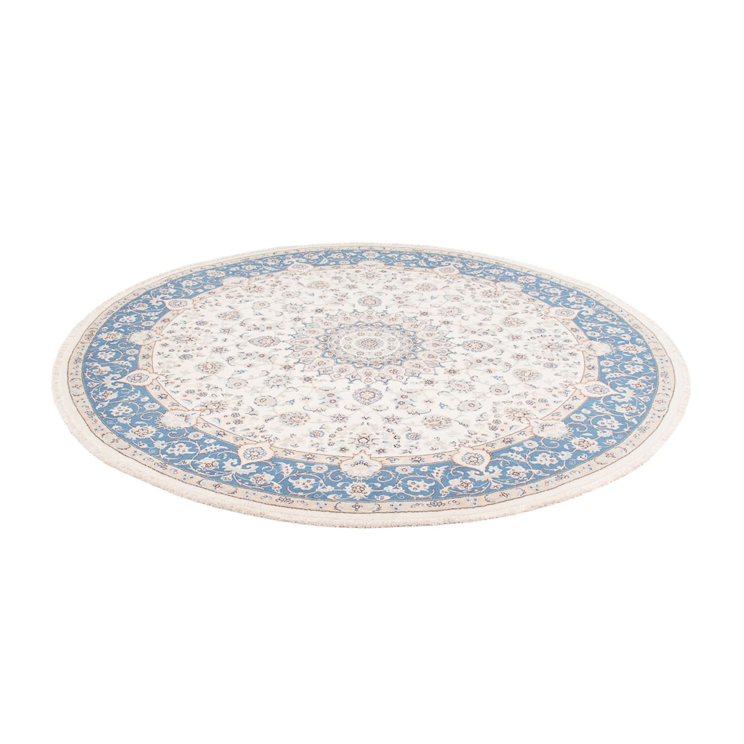 Perserteppich - Nain rund  - 200 x 200 cm - creme