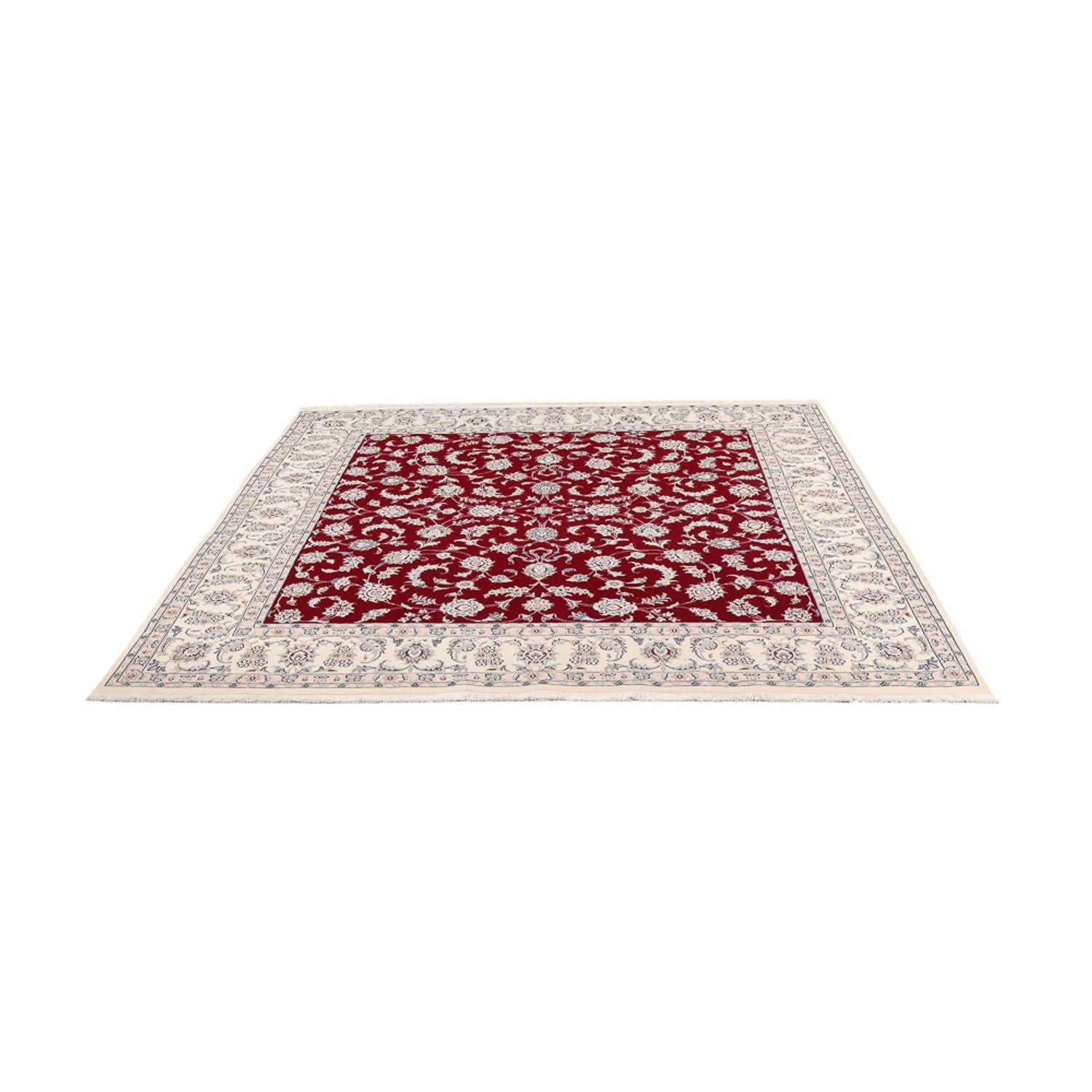 Perserteppich - Nain quadratisch  - 215 x 195 cm - rot