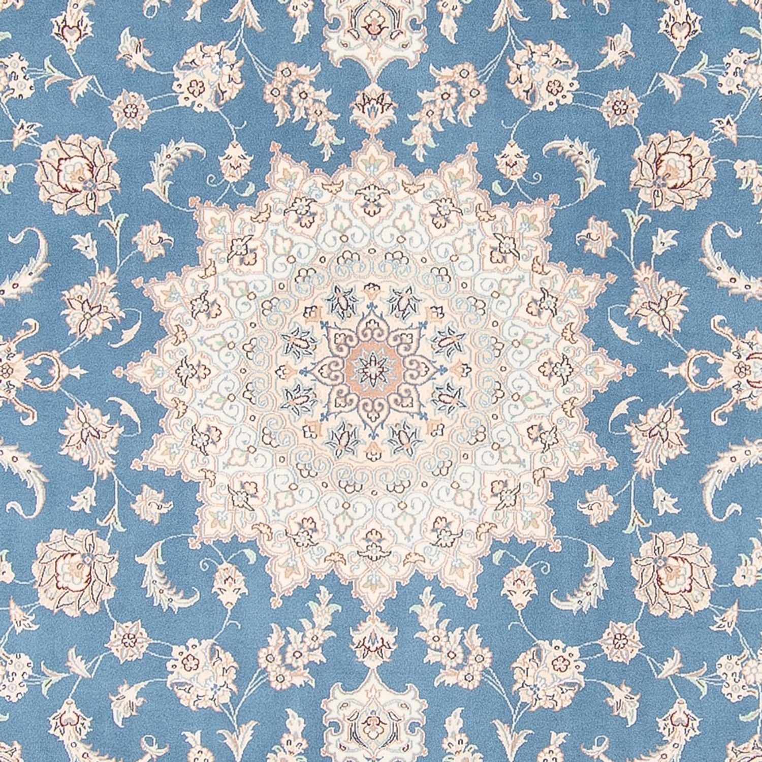 Perserteppich - Nain - 263 x 227 cm - blau