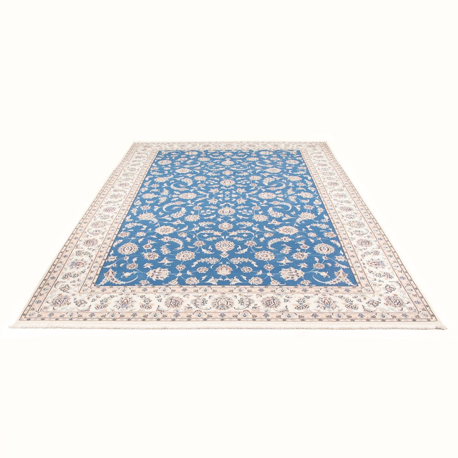 Perserteppich - Nain - Premium - 302 x 203 cm - hellblau
