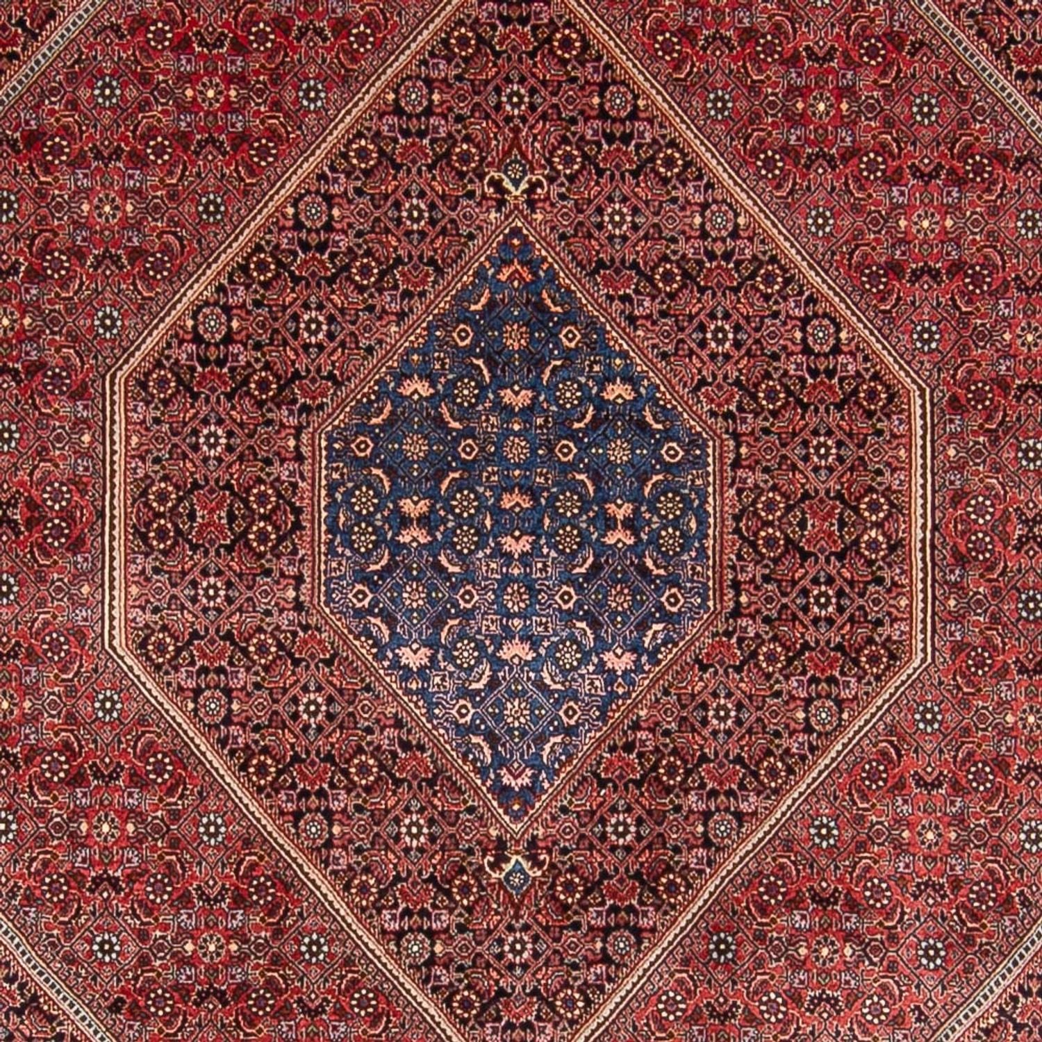 Perserteppich - Nain - 252 x 199 cm - bordeauxrot