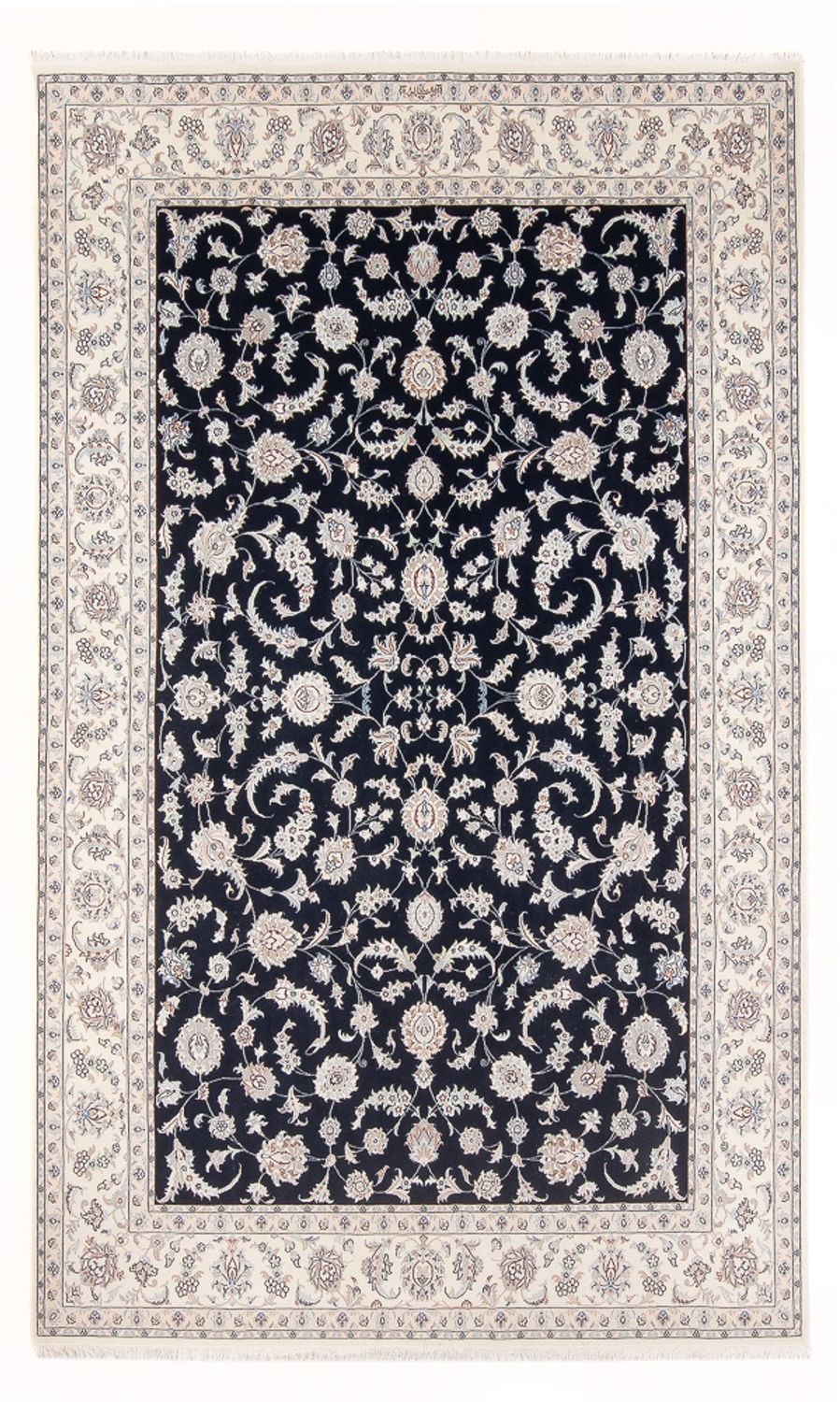 Perserteppich - Nain - Premium - 297 x 198 cm - dunkelblau