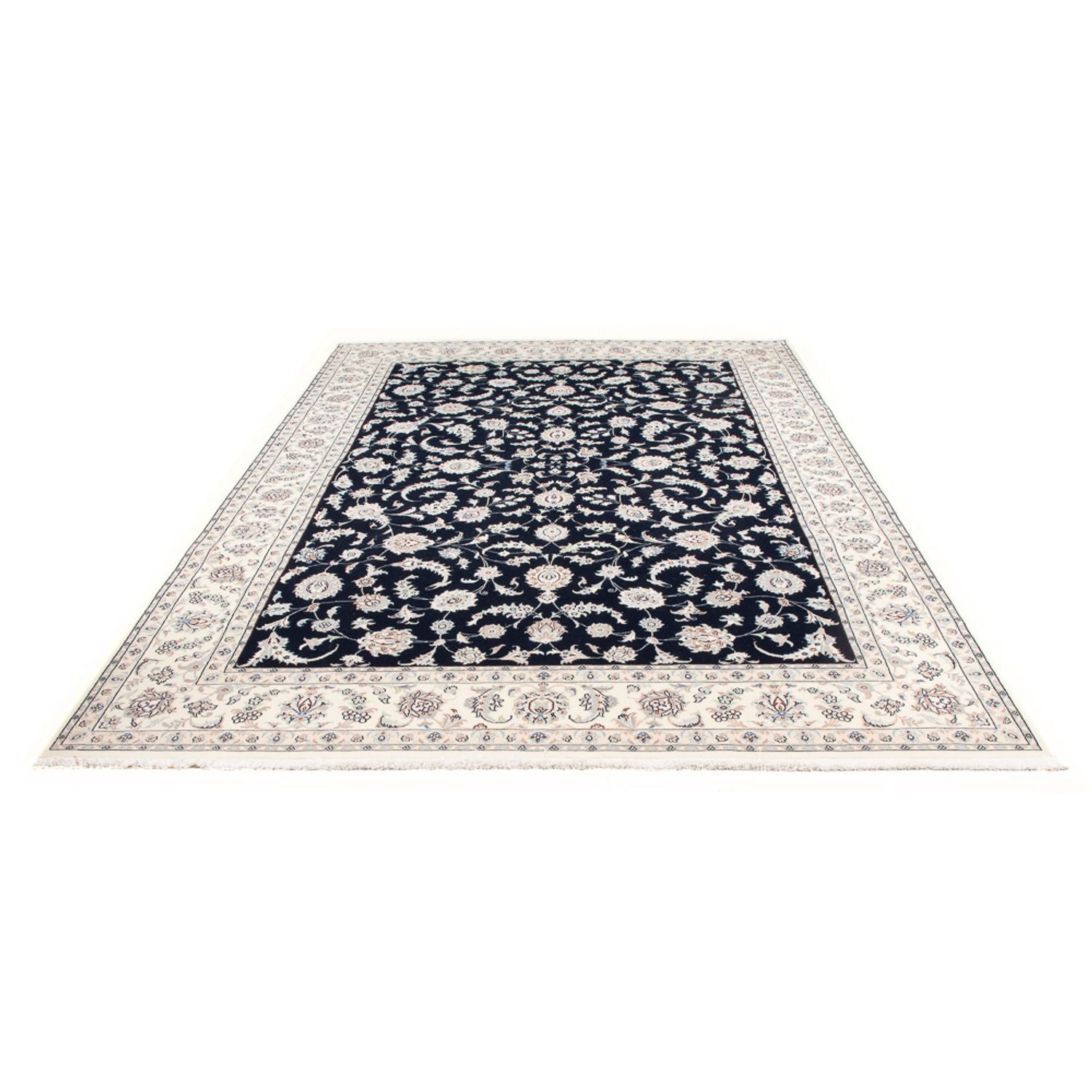 Perserteppich - Nain - Premium - 297 x 198 cm - dunkelblau