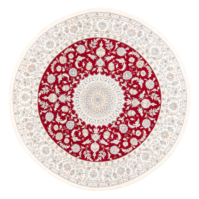 Perserteppich - Nain rund  - 200 x 200 cm - rot