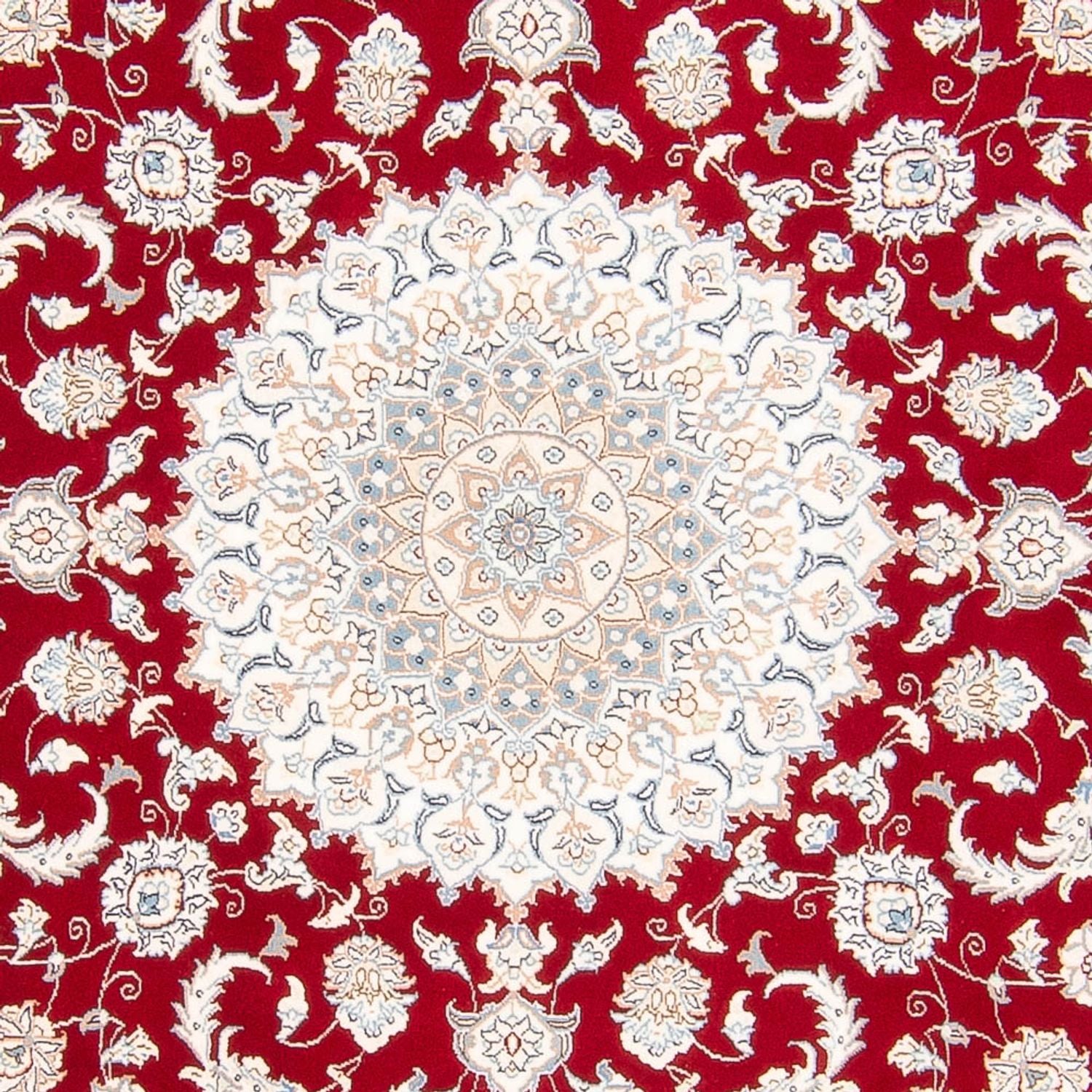 Perserteppich - Nain rund  - 200 x 200 cm - rot