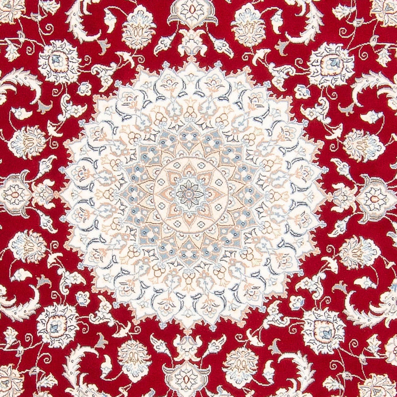 Perserteppich - Nain rund  - 200 x 200 cm - rot