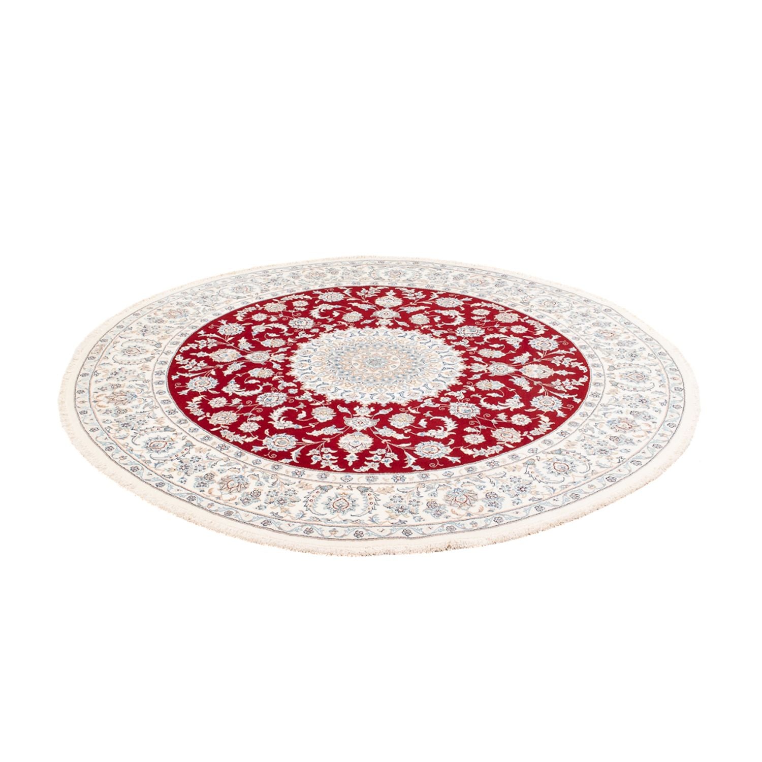 Perserteppich - Nain rund  - 200 x 200 cm - rot