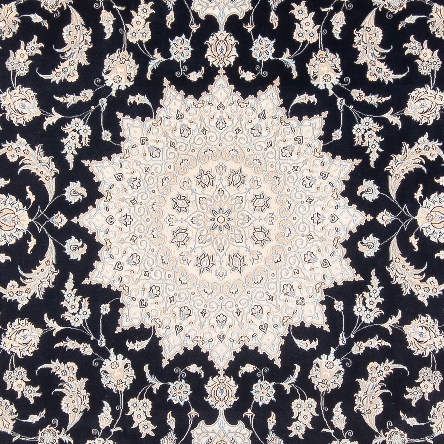 Perserteppich - Nain - Premium - 344 x 245 cm - dunkelblau