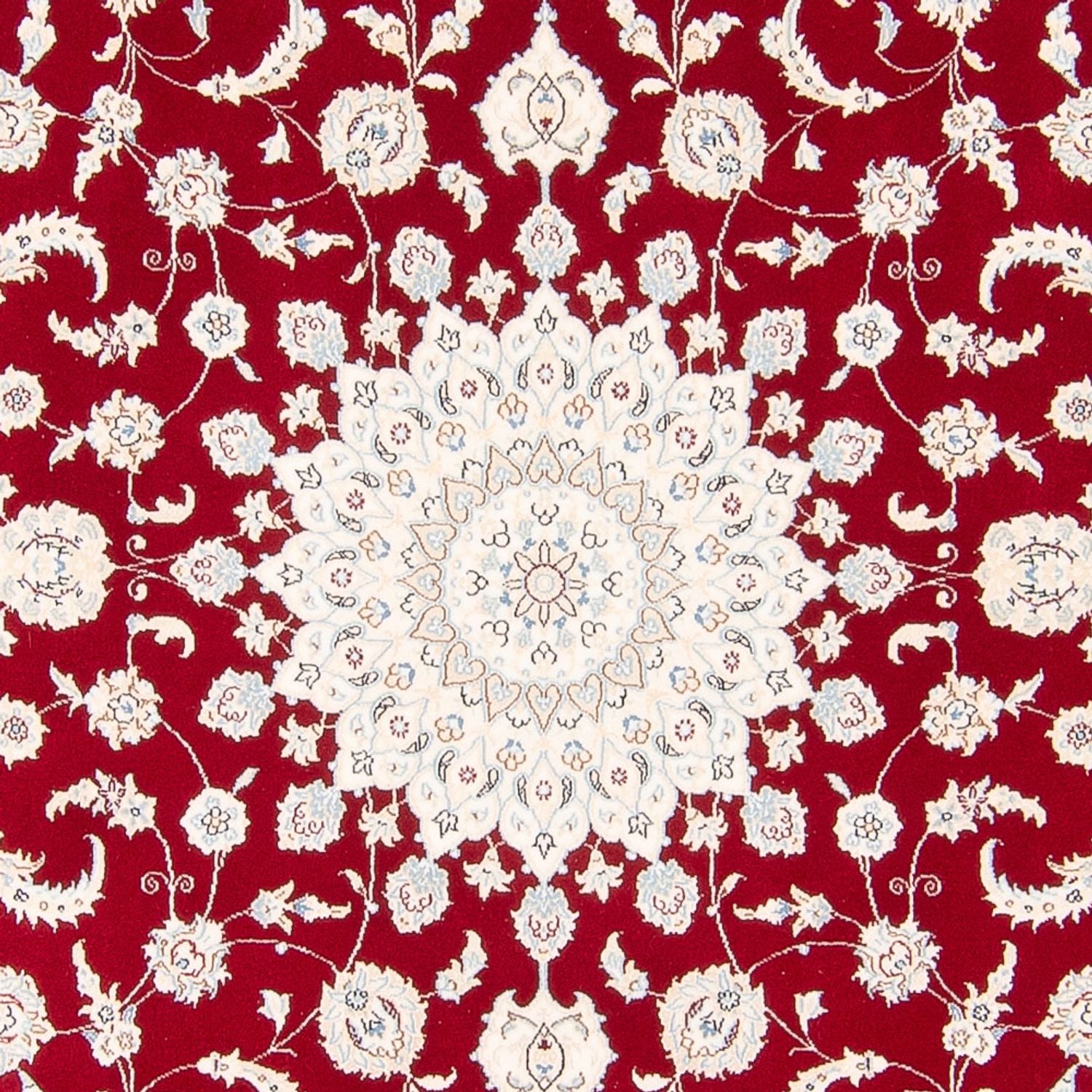 Perserteppich - Nain quadratisch  - 210 x 194 cm - rot